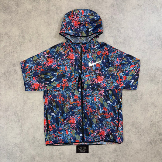 Nike Floral Windrunner - Blue Coral