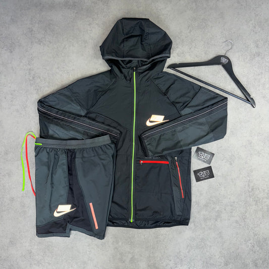 Nike ‘Meekz’ Wildrun Windrunner + 7” Flex Stride Shorts Set - Black