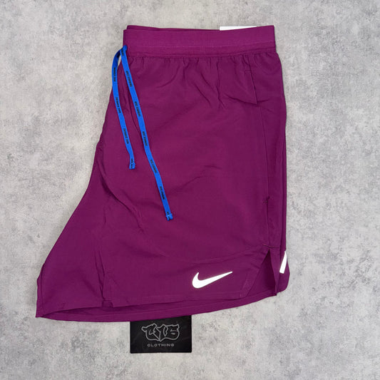 Nike 5” Flex Stride Shorts - Sangria