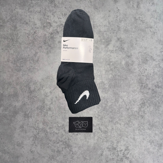 Nike Socks ( 3 Pack ) - Black