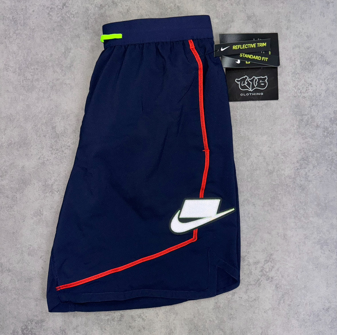 Nike Meekz Wildrun Flex Stride Shorts - Navy/Red